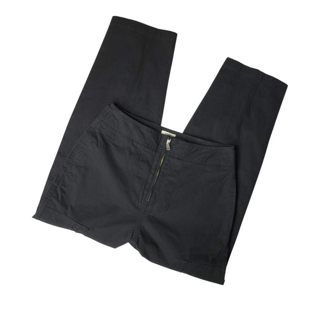 Scotch & Soda Sea You Black Cotton Zipper Detail Cargo Pants Size 30 - Picture 4 of 7